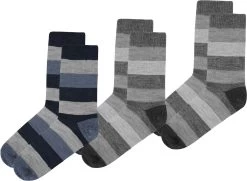 6 Paar Alpakasocken Breitgestreift Anthrazit/Anthrazit/Marine 14 6 Paar Alpakasocken Breitgestreift Anthrazit/Anthrazit/Marine -Normani 125466