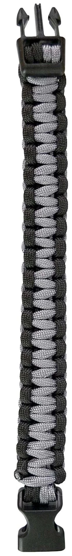 Survival-Armband Paracord 17 Mm Medium Schwarz/Grau 5 Survival-Armband Paracord 17 Mm Medium Schwarz/Grau -Normani 125730 1