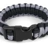 Survival-Armband Paracord 17 Mm Medium Schwarz/Grau 1 Survival-Armband Paracord 17 Mm Medium Schwarz/Grau -Normani 125732 1