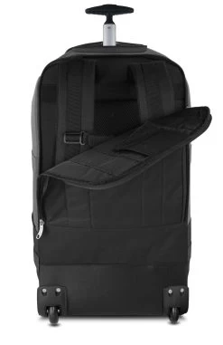 Reisetasche „Melano“ Mit Rucksackfunktion Und Regenüberzug Schwarz/Grau 9 Reisetasche „Melano“ Mit Rucksackfunktion Und Regenüberzug Schwarz/Grau -Normani 125779