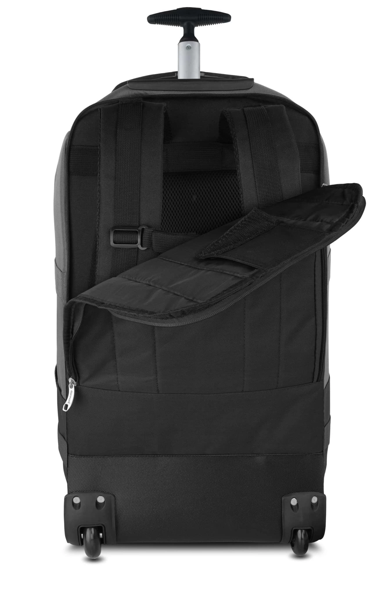 Reisetasche „Melano“ Mit Rucksackfunktion Und Regenüberzug Schwarz/Grau 5 Reisetasche „Melano“ Mit Rucksackfunktion Und Regenüberzug Schwarz/Grau – Bild 3