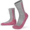 2 Paar Merino Wander- Und Arbeitssocken „Nowra“ Grau/Pink