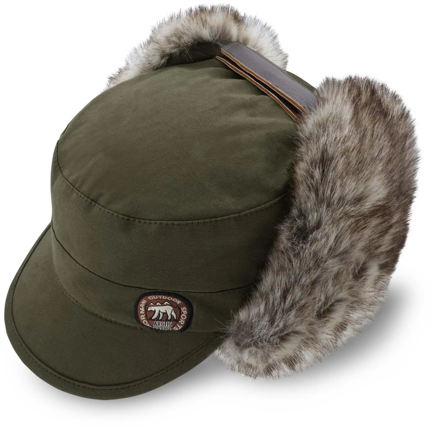 Wintermütze „Arctic Karhu“ Oliv 9 Wintermütze „Arctic Karhu“ Oliv – Bild 7