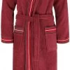 Bademantel „Lean“ Aus 100 % Bio-Baumwolle Rot -Normani 126067