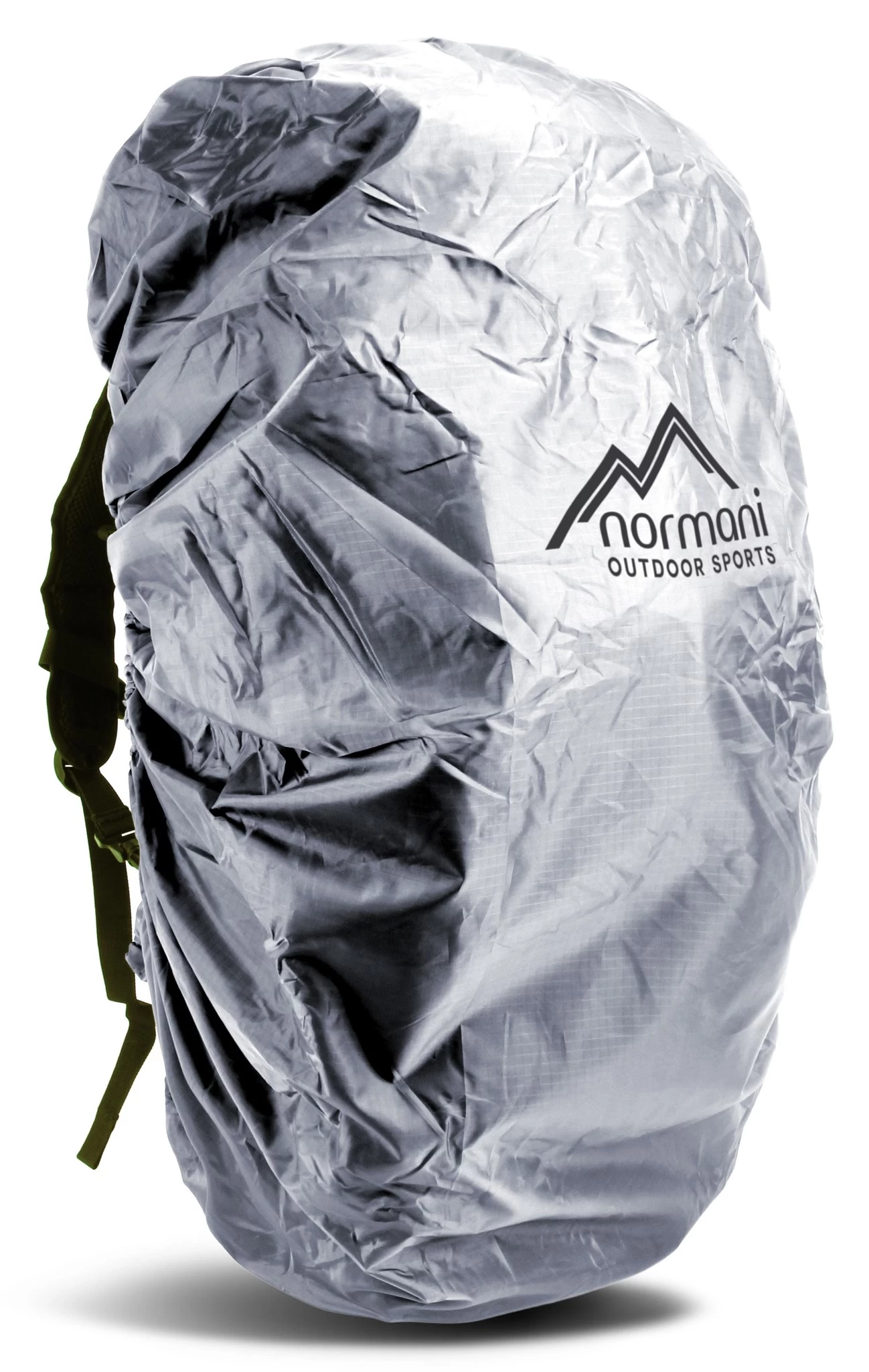 Rucksack-Regenüberzug „Tapetum Lucidum“ Für 100-130 Liter Silber 3 Rucksack-Regenüberzug „Tapetum Lucidum“ Für 100-130 Liter Silber