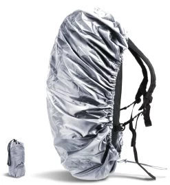 Rucksack-Regenüberzug „Tapetum Lucidum“ Für 100-130 Liter Silber 8 Rucksack-Regenüberzug „Tapetum Lucidum“ Für 100-130 Liter Silber -Normani 126140
