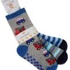 3 Paar Kindersocken Mit ABS-Druck Auto 2 3 Paar Kindersocken Mit ABS-Druck Auto -Normani 126310