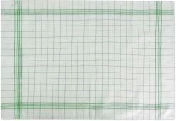 10 Stück Geschirrtücher Classic Weiß/Grün 7 10 Stück Geschirrtücher Classic Weiß/Grün -Normani 126616