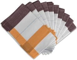 10 Stück Geschirrtücher New Design Orange -Normani 126689