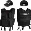 Kostüm Bestehend Aus Weste, Patch Und Cap SWAT 1 Kostüm Bestehend Aus Weste, Patch Und Cap SWAT -Normani 126732