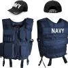 Kostüm Bestehend Aus Weste, Patch Und Cap NAVY -Normani 126842