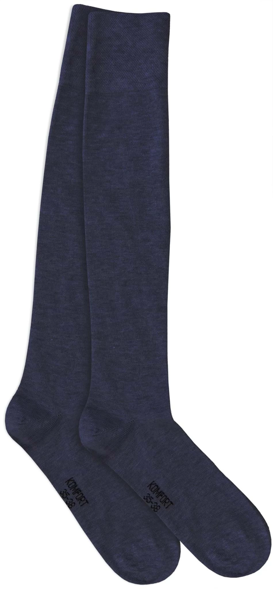 3 Paar Business-Kniestrümpfe Aus Baumwolle Marine 5 3 Paar Business-Kniestrümpfe Aus Baumwolle Marine – Bild 3
