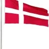 Fahnenmast 9,00 M Mit Flagge 90 Cm × 150 Cm Dänemark 2 Fahnenmast 9,00 M Mit Flagge 90 Cm × 150 Cm Dänemark -Normani 127491