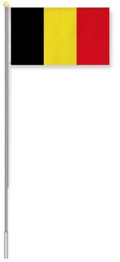 Fahnenmast 6,50 M Mit Flagge 90 Cm × 150 Cm Belgien 5 Fahnenmast 6,50 M Mit Flagge 90 Cm × 150 Cm Belgien -Normani 127498