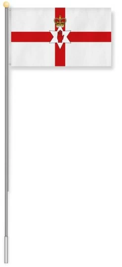 Fahnenmast 9,00 M Mit Flagge 90 Cm × 150 Cm Norwegen -Normani 127519