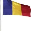 Fahnenmast 7,50 M Mit Flagge 90 Cm × 150 Cm Rumänien -Normani 127521