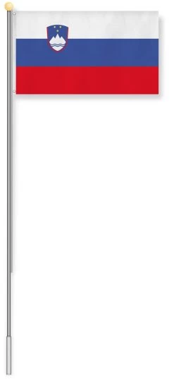 Fahnenmast 8,00 M Mit Flagge 90 Cm × 150 Cm Slowenien 5 Fahnenmast 8,00 M Mit Flagge 90 Cm × 150 Cm Slowenien -Normani 127528 1