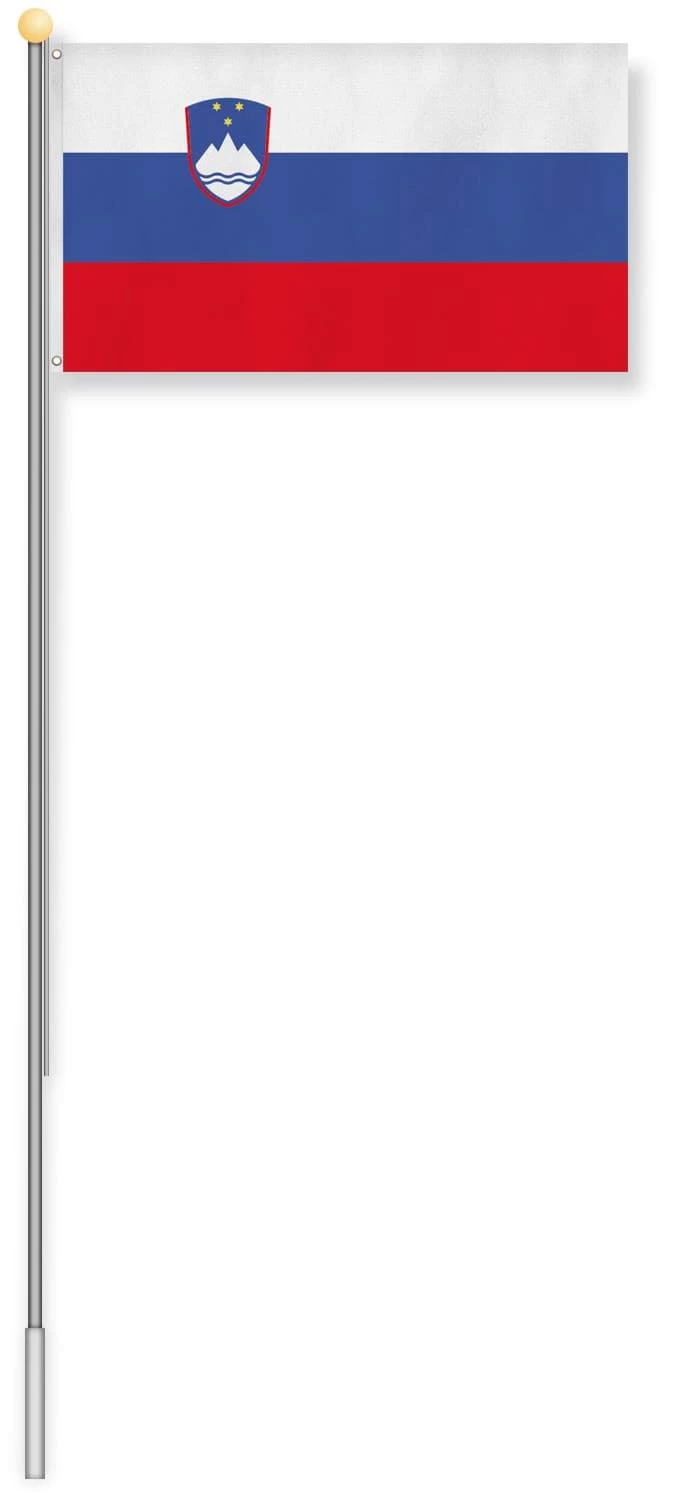 Fahnenmast 6,80 M Mit Flagge 90 Cm × 150 Cm Slowenien 4 Fahnenmast 6,80 M Mit Flagge 90 Cm × 150 Cm Slowenien – Bild 2