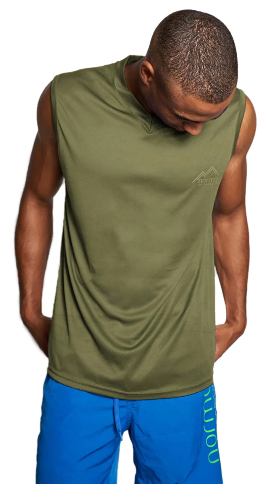 Herren Tanktop „Alberta“ Grün 6 Herren Tanktop „Alberta“ Grün – Bild 4