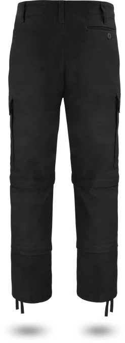 Herren 3-in-1 Zip-Off Moleskinhose „Daytona“ Schwarz -Normani 128202