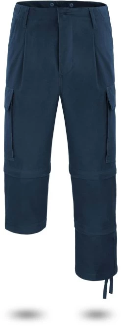 Herren 3-in-1 Zip-Off Moleskinhose „Daytona“ Navy -Normani 128205