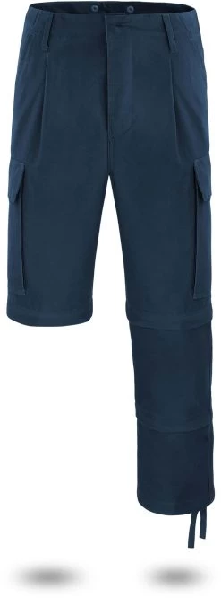Herren 3-in-1 Zip-Off Moleskinhose „Daytona“ Navy -Normani 128206