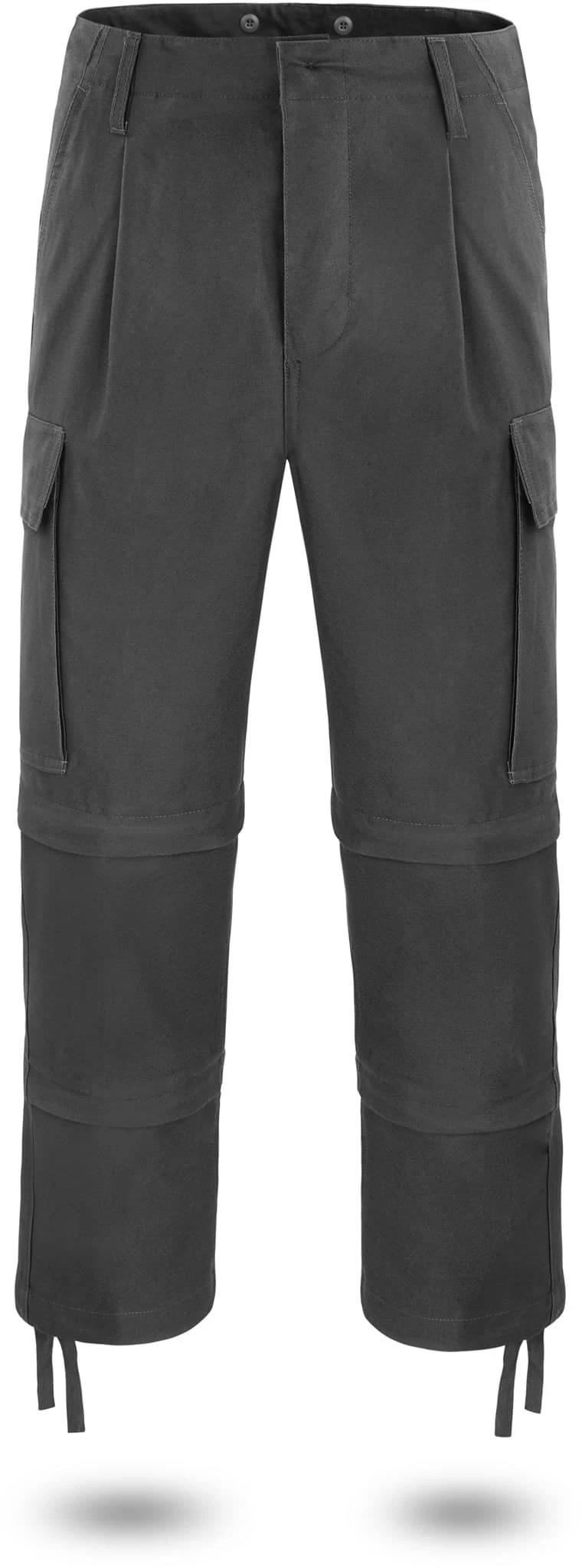 Herren 3-in-1 Zip-Off Moleskinhose „Daytona“ Grau 3 Herren 3-in-1 Zip-Off Moleskinhose „Daytona“ Grau