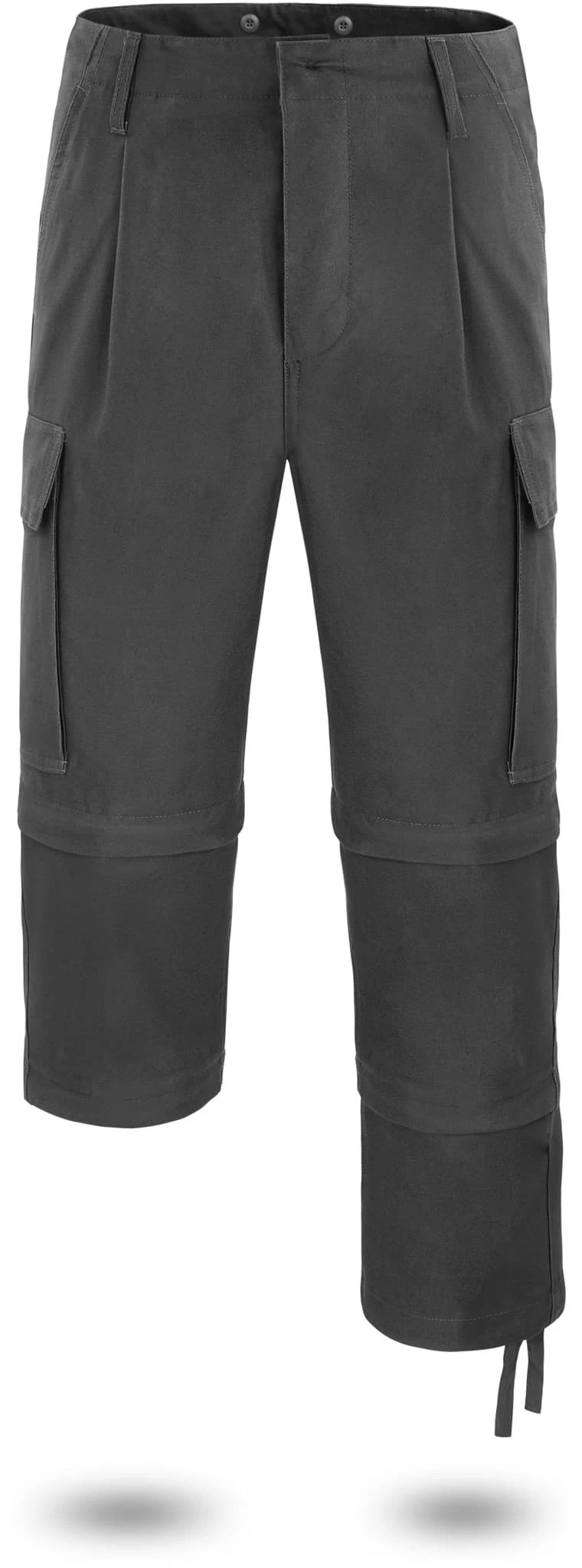 Herren 3-in-1 Zip-Off Moleskinhose „Daytona“ Grau 4 Herren 3-in-1 Zip-Off Moleskinhose „Daytona“ Grau – Bild 2