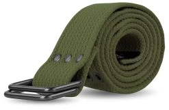 Baumwoll-Gürtel Mit Ösen „Wadi“ Oliv