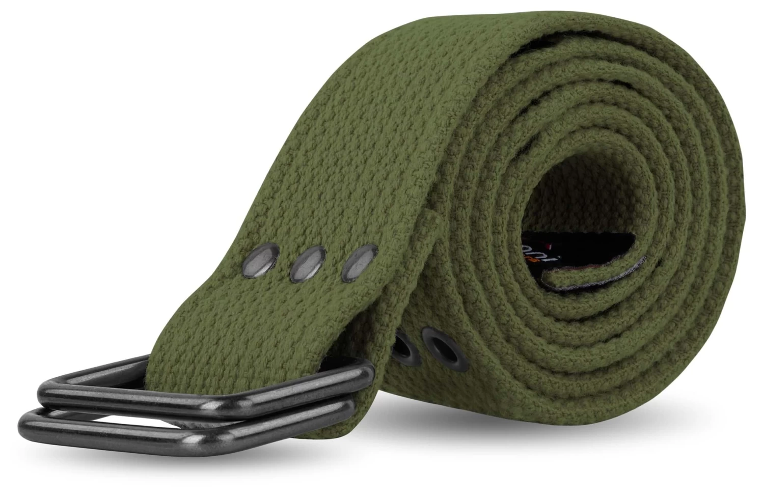 Baumwoll-Gürtel Mit Ösen „Wadi“ Oliv