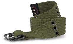 Baumwoll-Gürtel Mit Ösen „Wadi“ Oliv 8 Baumwoll-Gürtel Mit Ösen „Wadi“ Oliv -Normani 128541