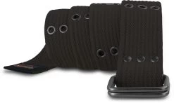 Baumwoll-Gürtel Mit Ösen „Wadi“ Schwarz -Normani 128544