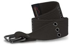 Baumwoll-Gürtel Mit Ösen „Wadi“ Schwarz -Normani 128545