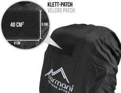 Rucksack-Regenüberzug „Back Cover V+“ Für 40-50 Liter Schwarz -Normani 128595 1