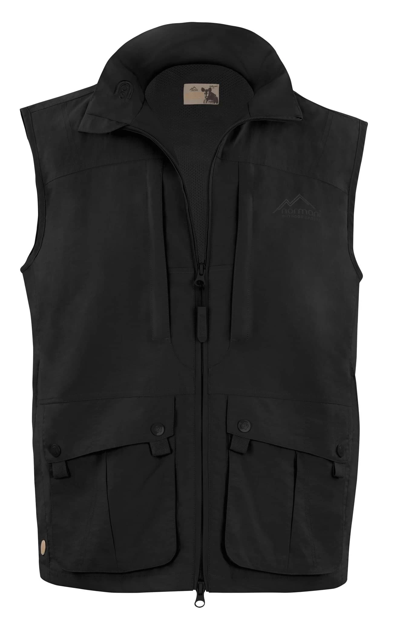 Outdoor Weste „Okapi“ Schwarz 4 Outdoor Weste „Okapi“ Schwarz – Bild 2
