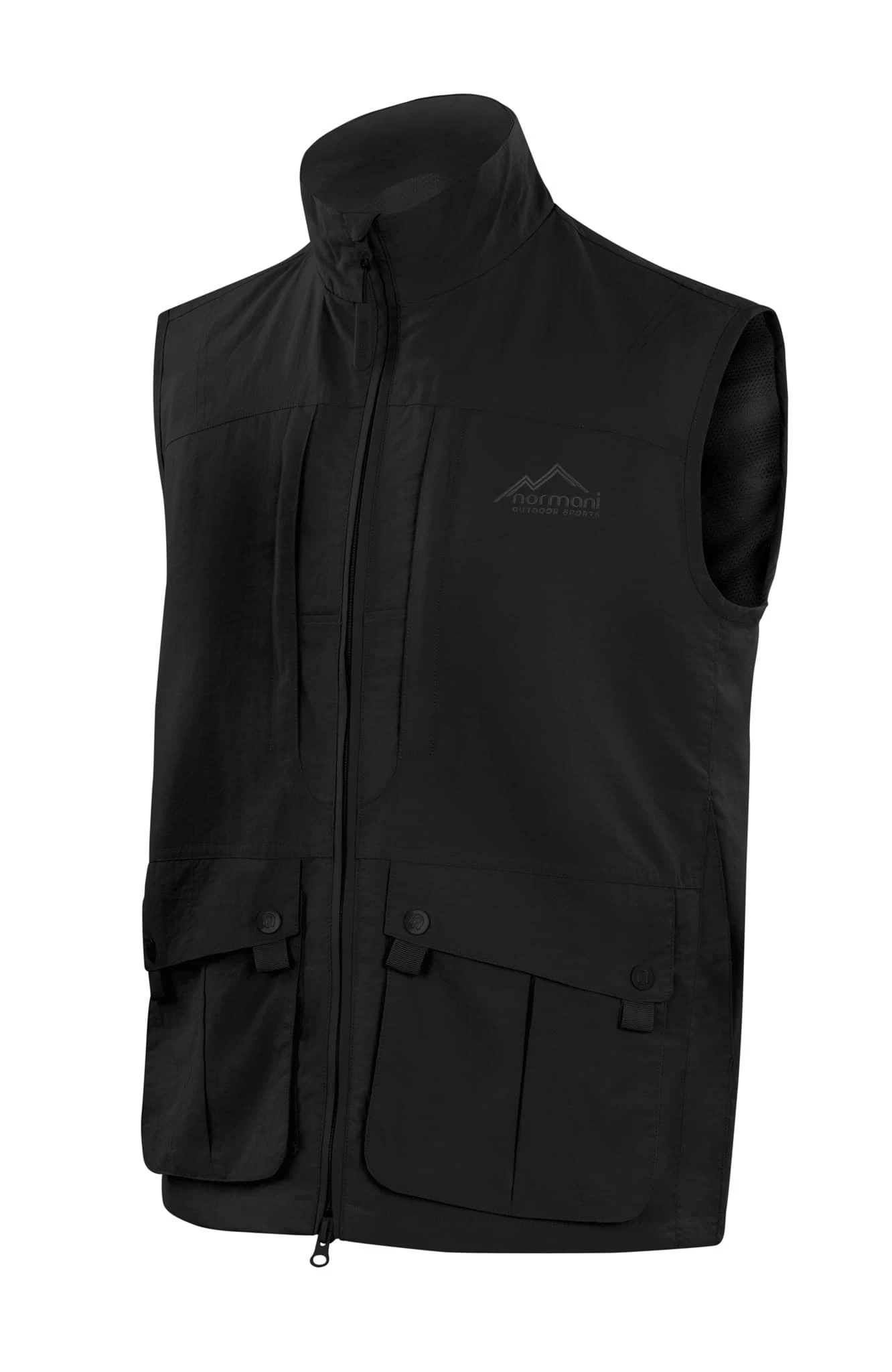 Outdoor Weste „Okapi“ Schwarz 5 Outdoor Weste „Okapi“ Schwarz – Bild 3