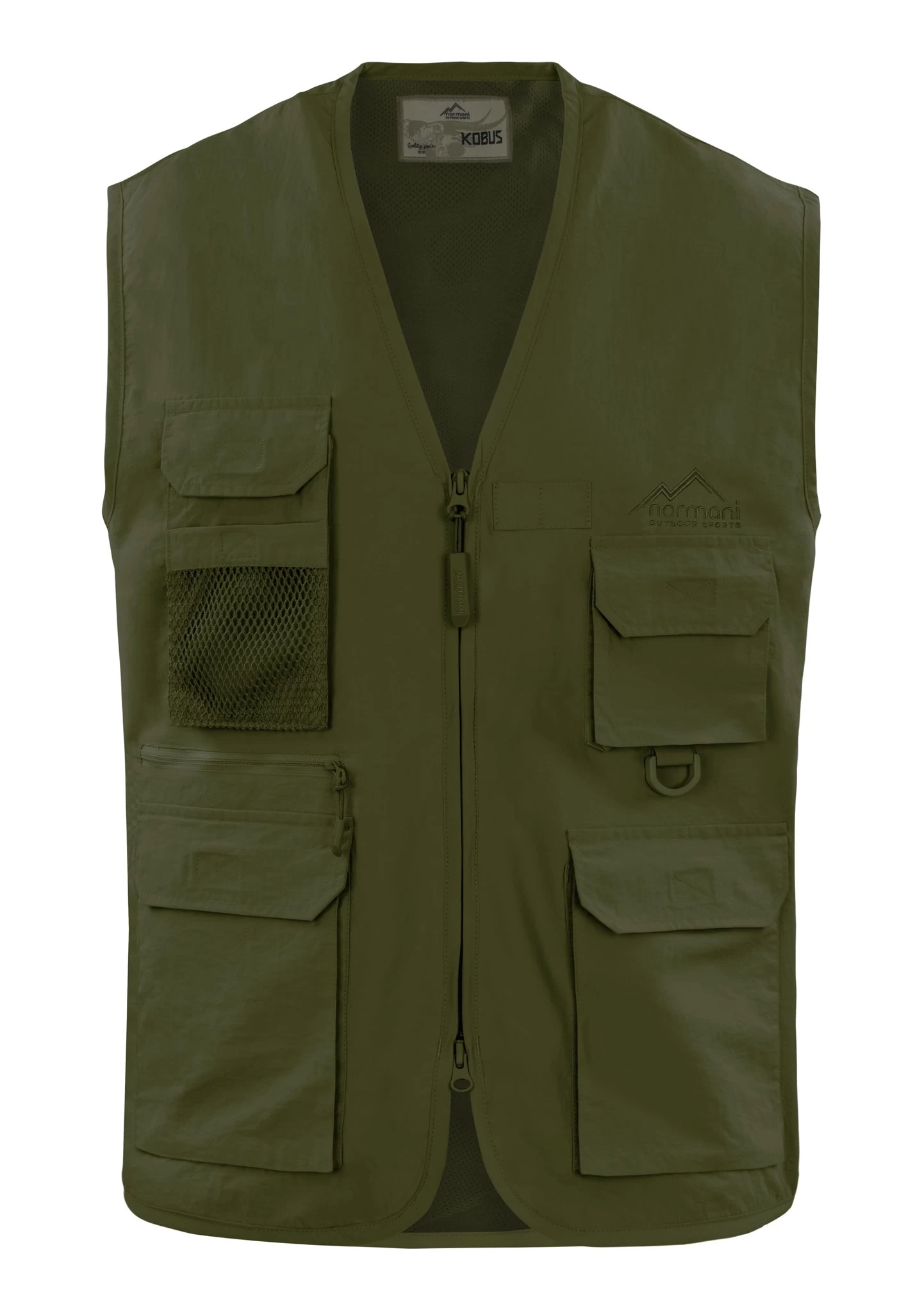 Outdoor Weste „Kobus“ Oliv 3 Outdoor Weste „Kobus“ Oliv