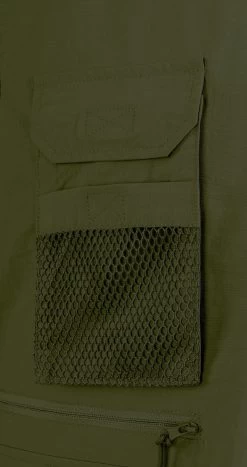 Outdoor Weste „Kobus“ Oliv 12 Outdoor Weste „Kobus“ Oliv -Normani 128804