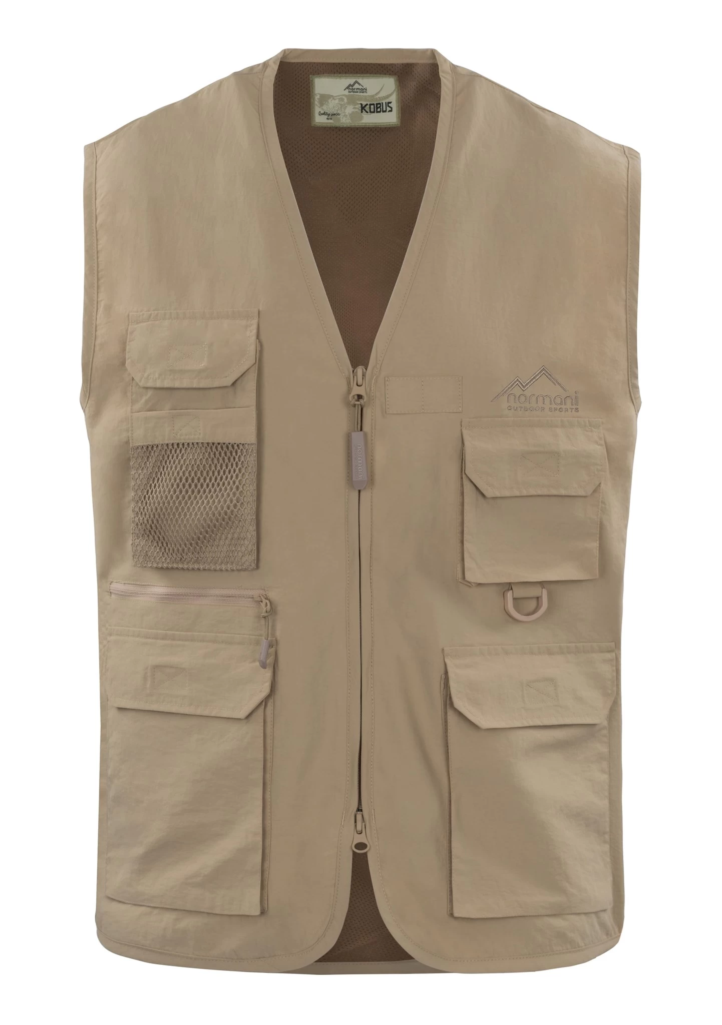 Outdoor Weste „Kobus“ Khaki 3 Outdoor Weste „Kobus“ Khaki