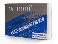 Herren Kompressions-Sportunterhosen Schwarz -Normani 128820
