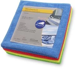 16 Stück Mikrofasertuch Multifunktions-Reinigungstuch Blau/Gelb/Grün/Rot -Normani 129309