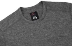 Herren Merino Langarm „Melbourne“ Grau -Normani 129358