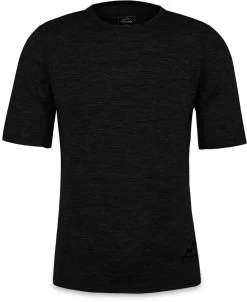 Herren Merino T-Shirt „Darwin“ Schwarz
