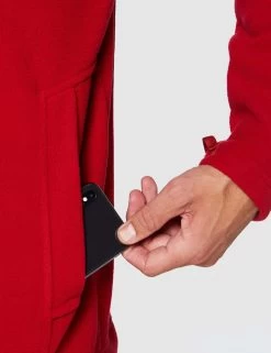 Herren Fleecejacke „Laanila“ Rot 8 Herren Fleecejacke „Laanila“ Rot -Normani 129626