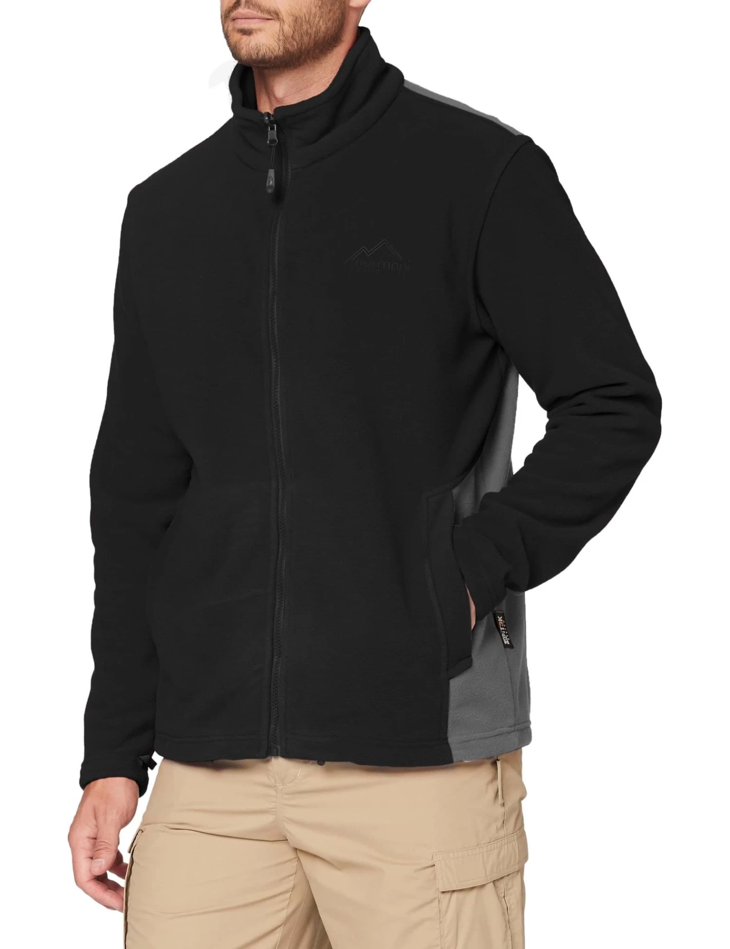 Herren Fleecejacke „Ivalo“ Schwarz 3 Herren Fleecejacke „Ivalo“ Schwarz