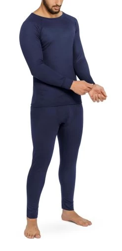 Herren Thermounterwäsche Langarm-Shirt „Ivvavik“ Navy -Normani 129901 1