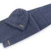 Winterset „Nampa“ Mit Mütze Und Schal Jeans Meliert