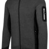Herren Strick-Fleecejacke „Wapusk“ Anthrazit -Normani 130201