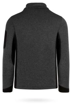 Herren Strick-Fleecejacke „Wapusk“ Anthrazit -Normani 130202