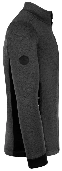 Herren Strick-Fleecejacke „Wapusk“ Anthrazit -Normani 130204
